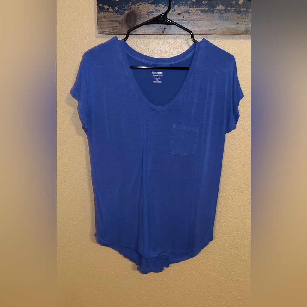 Blue Vneck